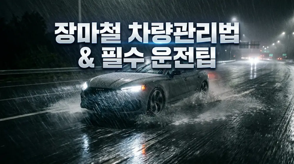 장마철 차량관리법